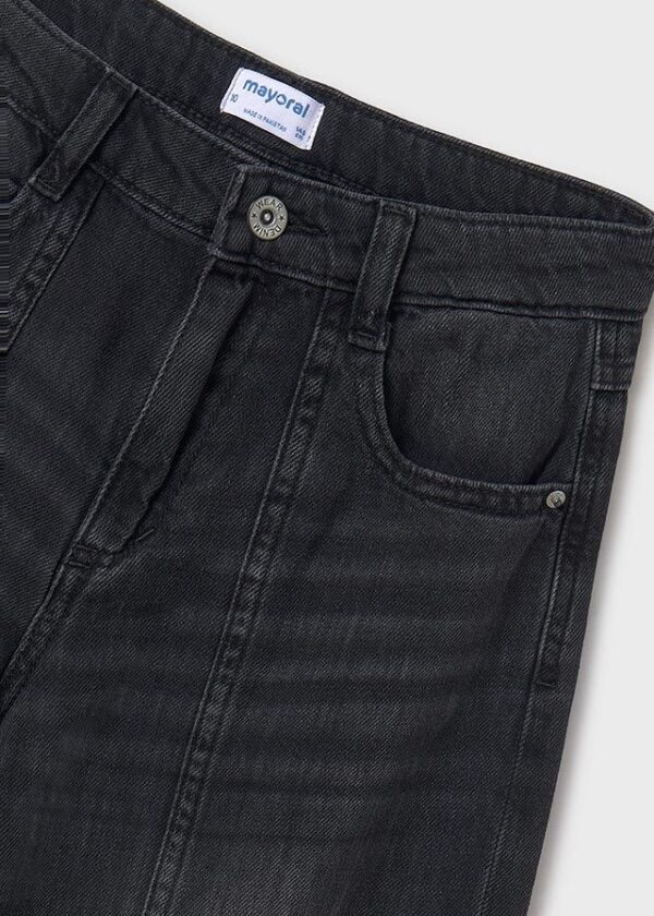 Pantaloni denim largi fata - imagine 3