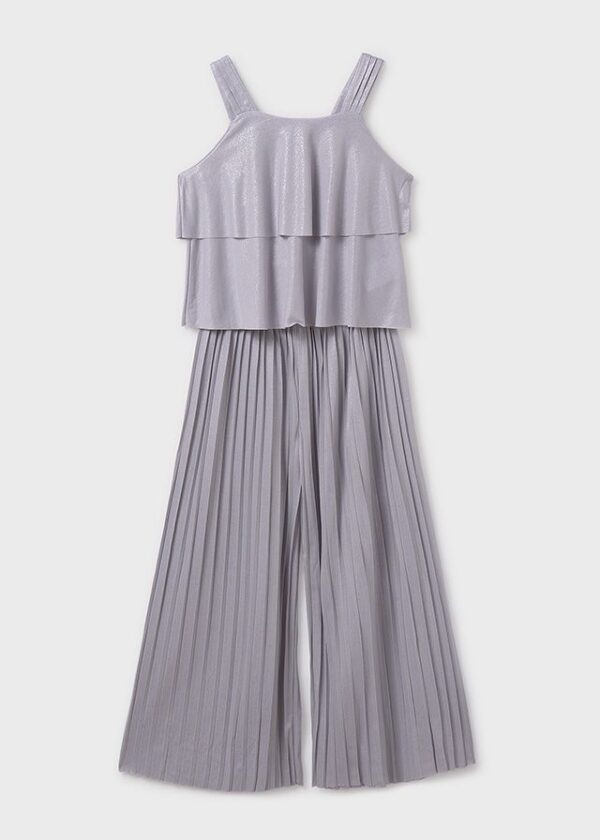 Set pantaloni lungi si top plisat fata - imagine 4