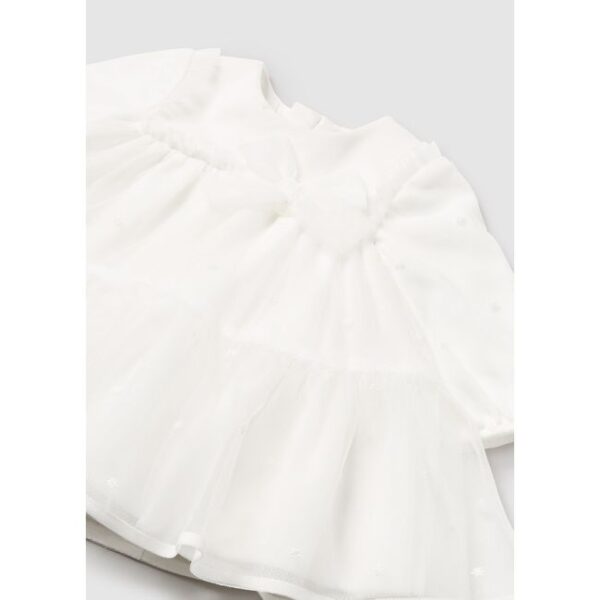 Rochie alba tul - imagine 2