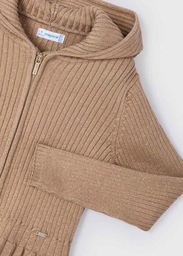 Jacheta gluga tricot - imagine 2
