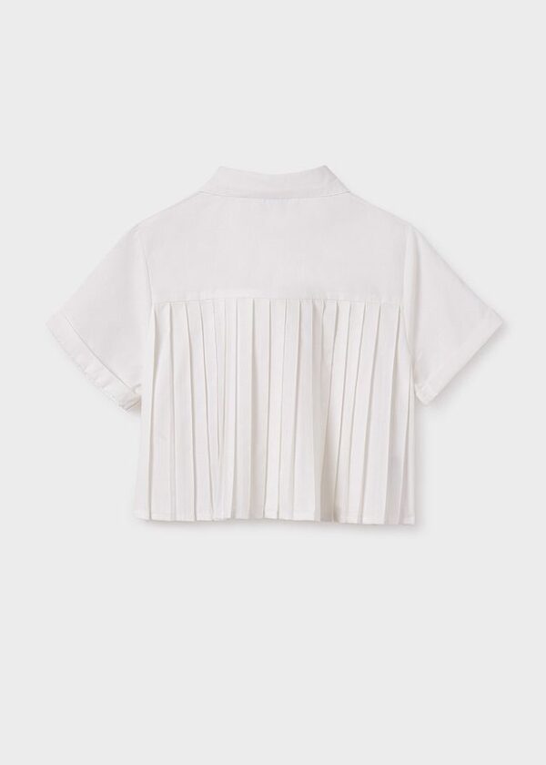 Bluza plisata fata - imagine 3