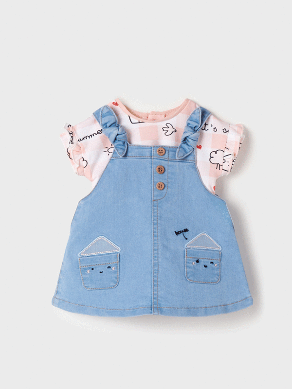 Set sarafan cu tricou - imagine 2