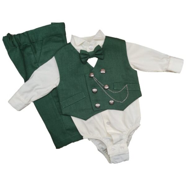 Set botez baieti in verde