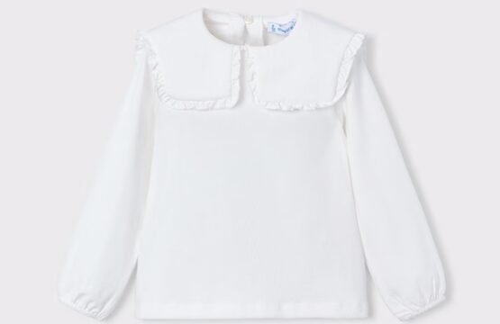 Camasa guler volanas fetita