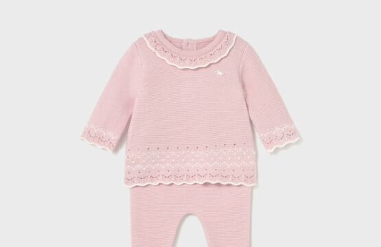 Set 3 piese tricot nou-nascut