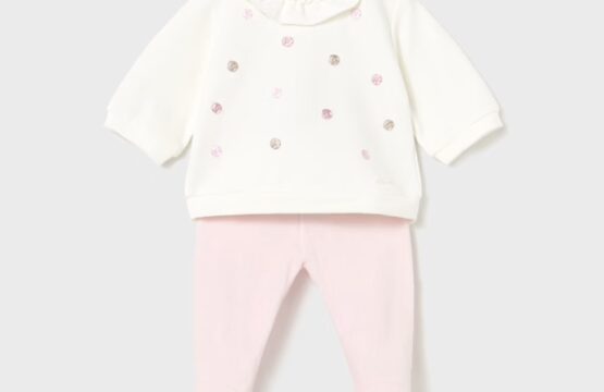 Set pantaloni cu botosei si bluza