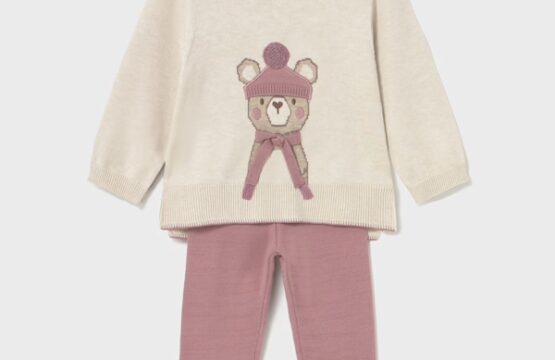 Set pantaloni cu pulover fete