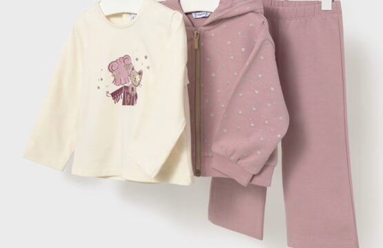 Trening cu tricou fetita