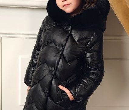 Geaca Lunga Matlasata Fetita