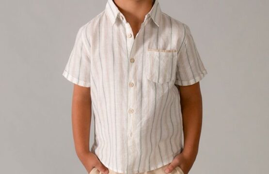 Set cu bermude si camasa cu in baiat