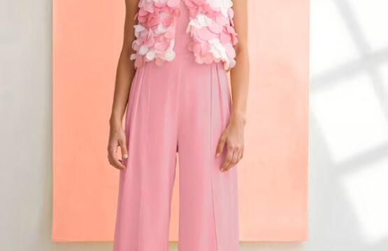 Salopeta Cu Flori 3D Fetita