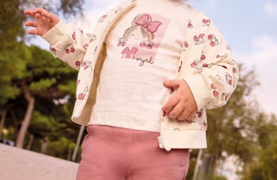 Set 3 piese cu imprimeu bebe