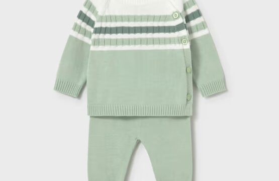 Set cu pantaloni lungi nou-nascut