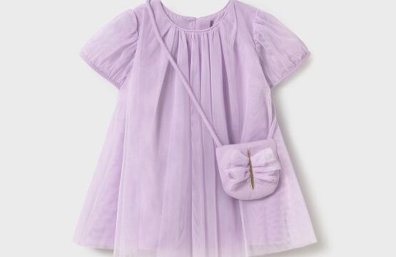 Rochie din tul cu geanta bebe