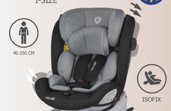 Scaun auto iSize 40-150 cm Coccolle Lyra Greystone