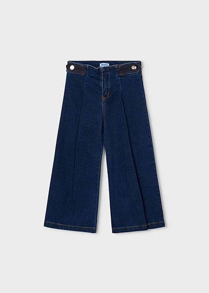 Blugi wide leg fetita - imagine 3