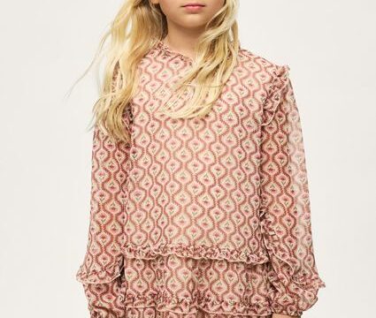 Rochie cu imprimeu fata