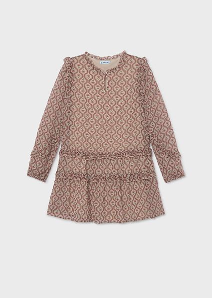 Rochie cu imprimeu fata - imagine 2