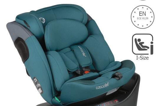 Scaun auto iSize rotativ cu Isofix Coccolle Atira R129, 40-150 cm, 0-36 kg,