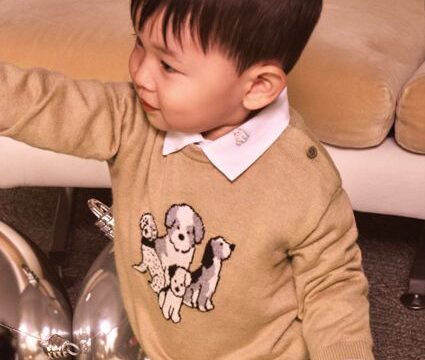 Pulover intarsia baiat
