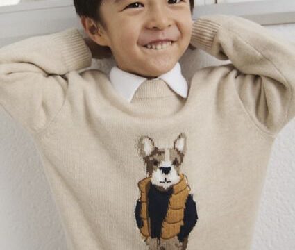 Pulover intarsia baiat