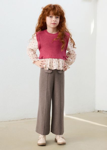 Pantaloni din tricot fetita
