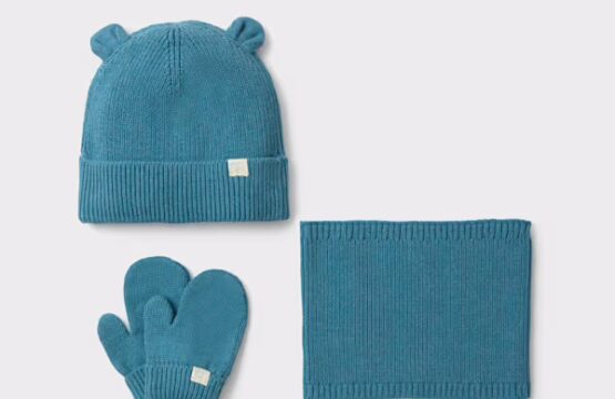 Set caciula si fular bebe